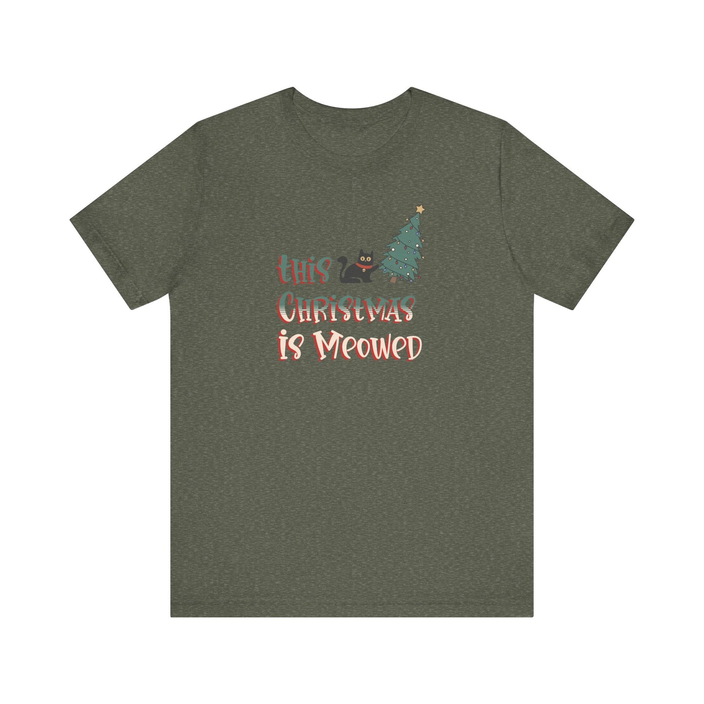 This Christmas Is Meowed Funny Cat T-shirt