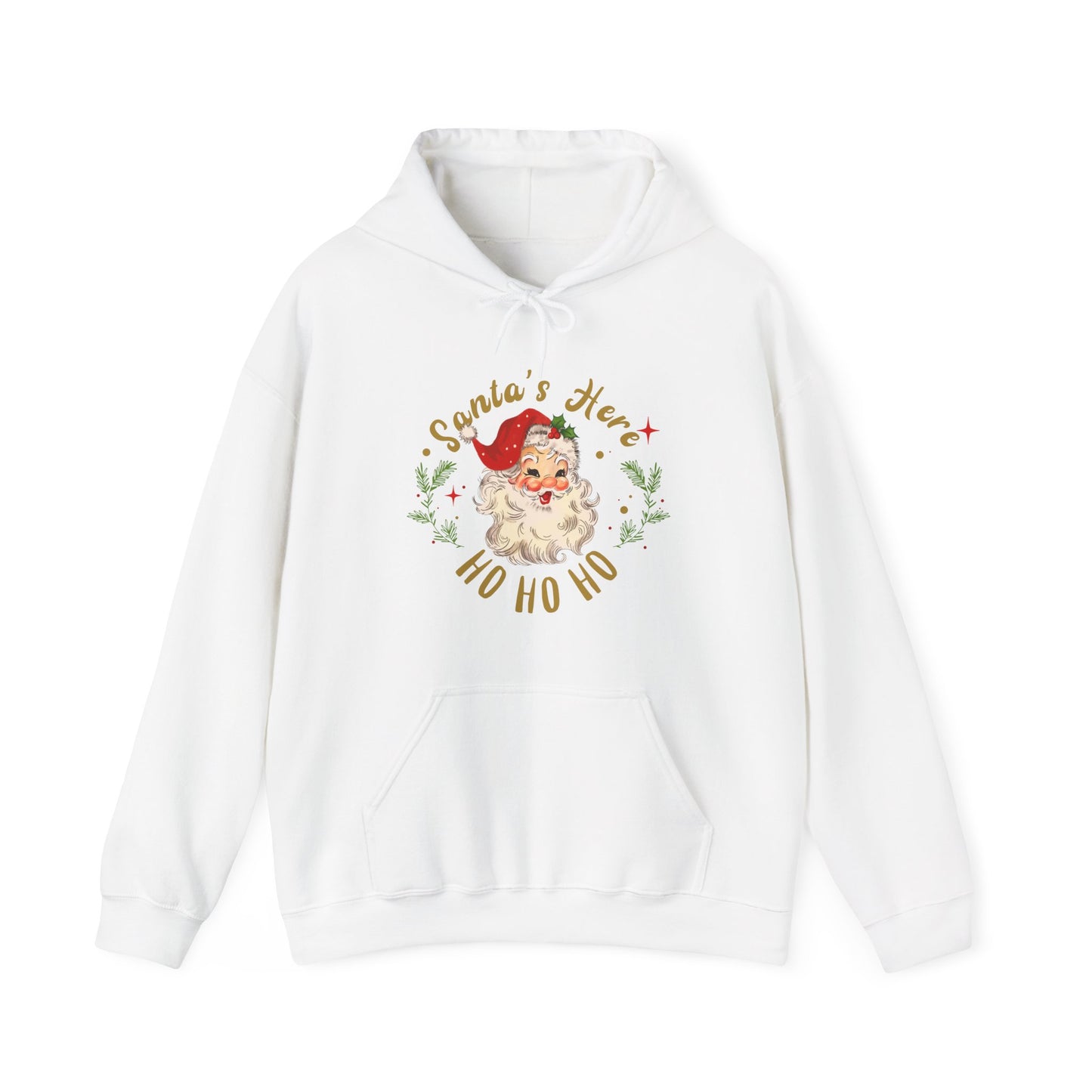 Santa's Here Christmas Santa Hoodie