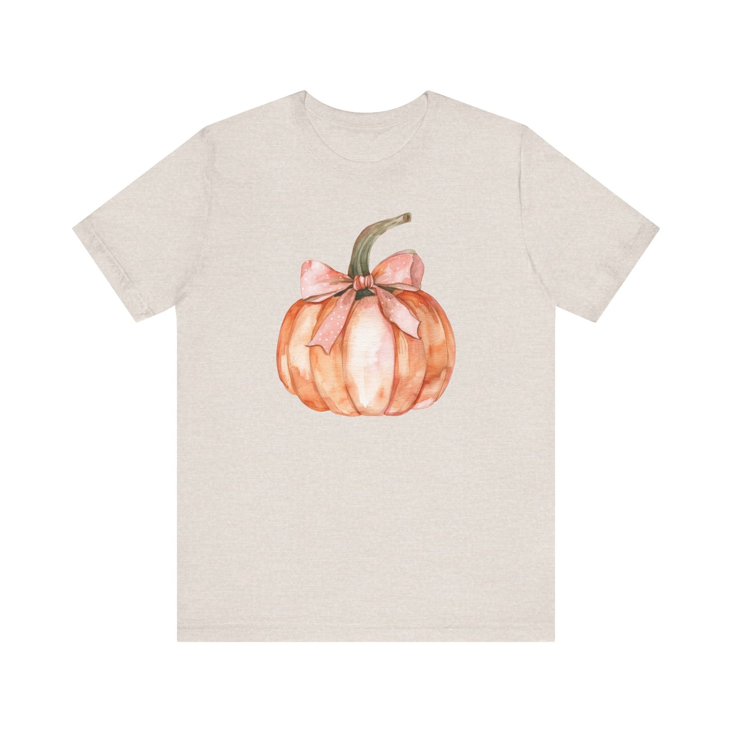 Fall Pumpkin Coquette Bow T-shirt