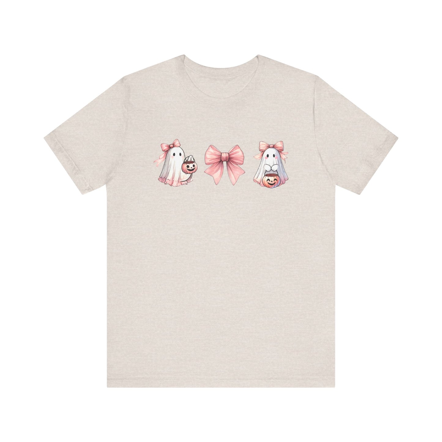 Cute Ghost Coquette Bow T-shirt