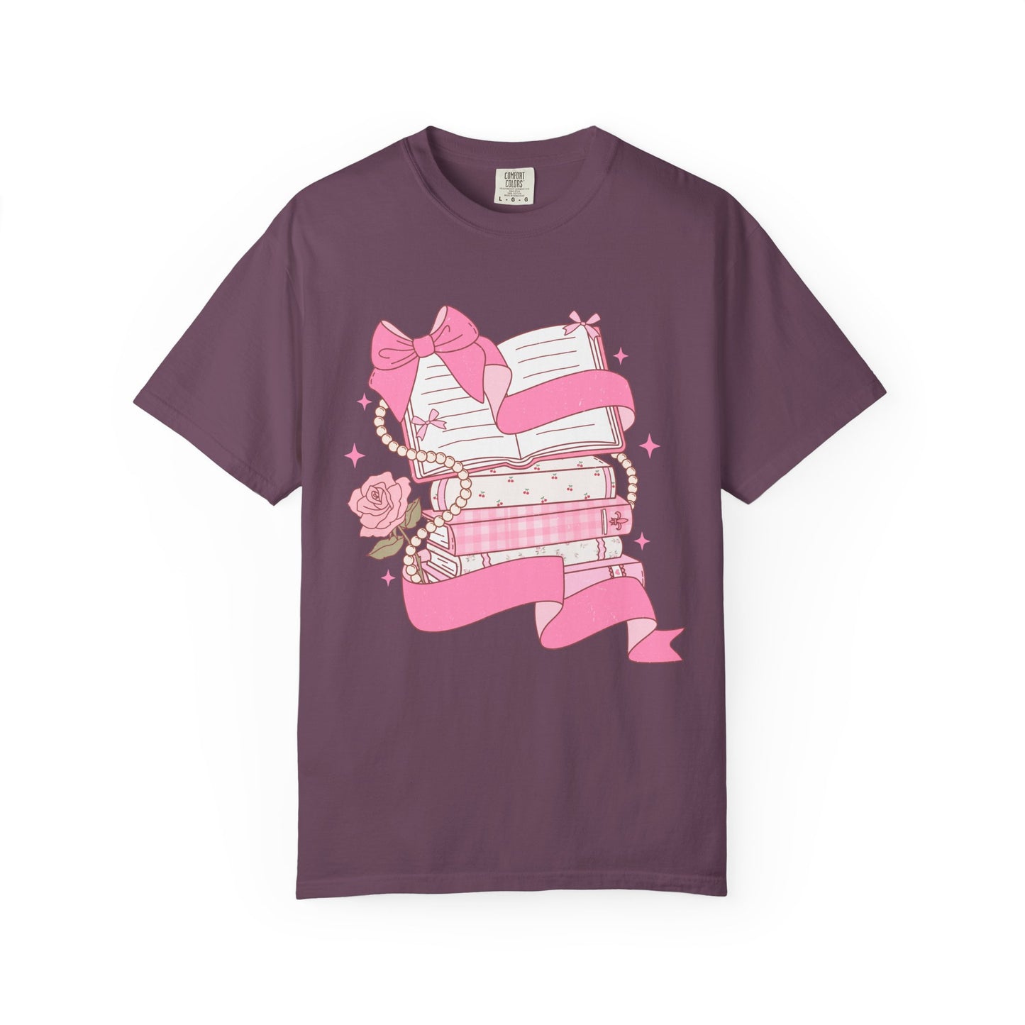 Coquette Book Lover Comfort Colors T-shirt