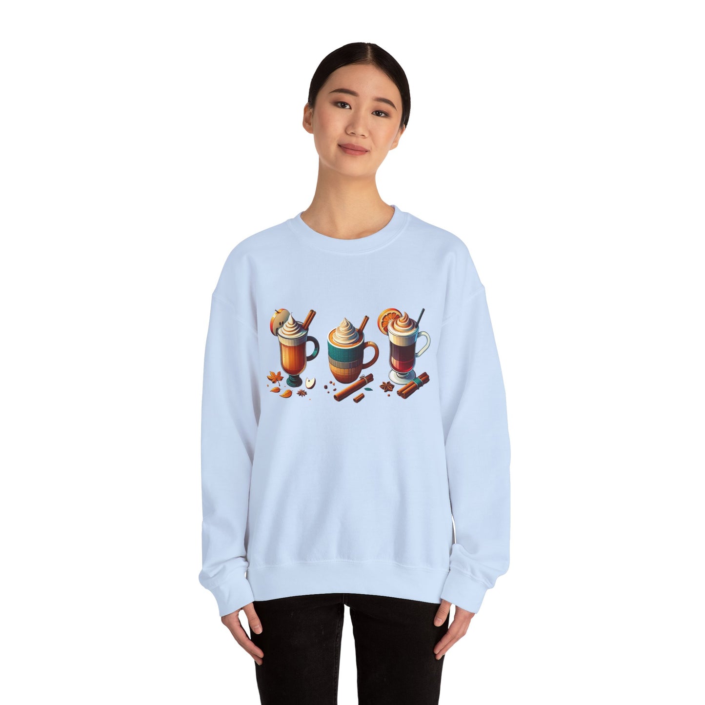 Fall Themed Drinks Graphic Sweatshirt