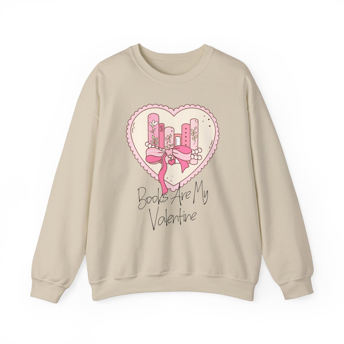Books Are My Valentine Graphic Sweatshirt