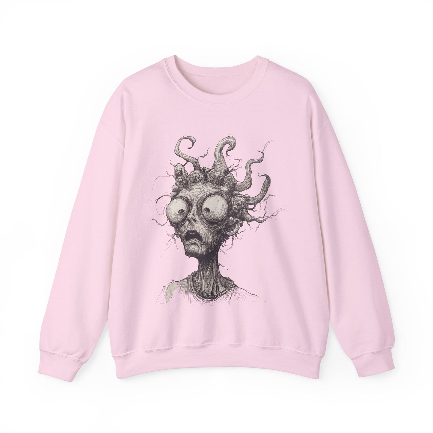 Creepy Weird Face Sweatshirt
