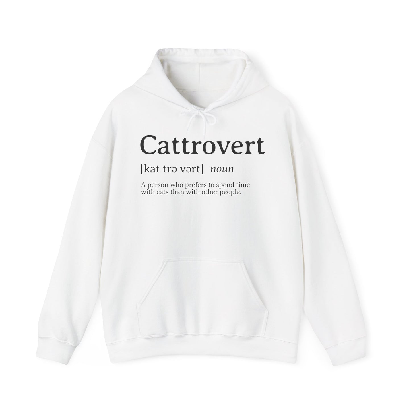 Cattrovert Definition Hoodie