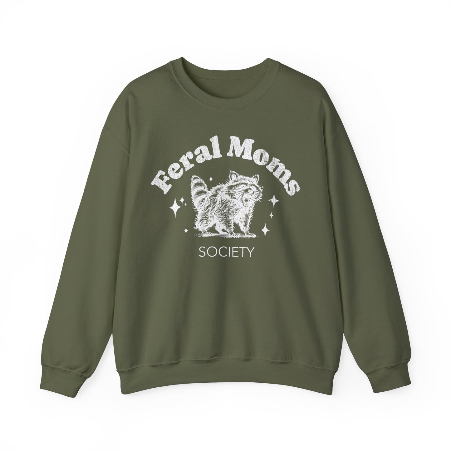 Feral Moms Society Raccoon Sweatshirt