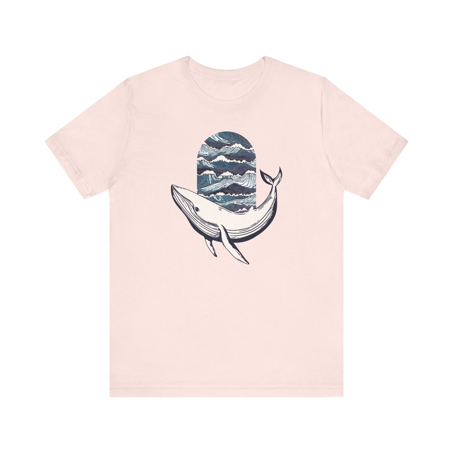 Ocean Waves Whale T-shirt