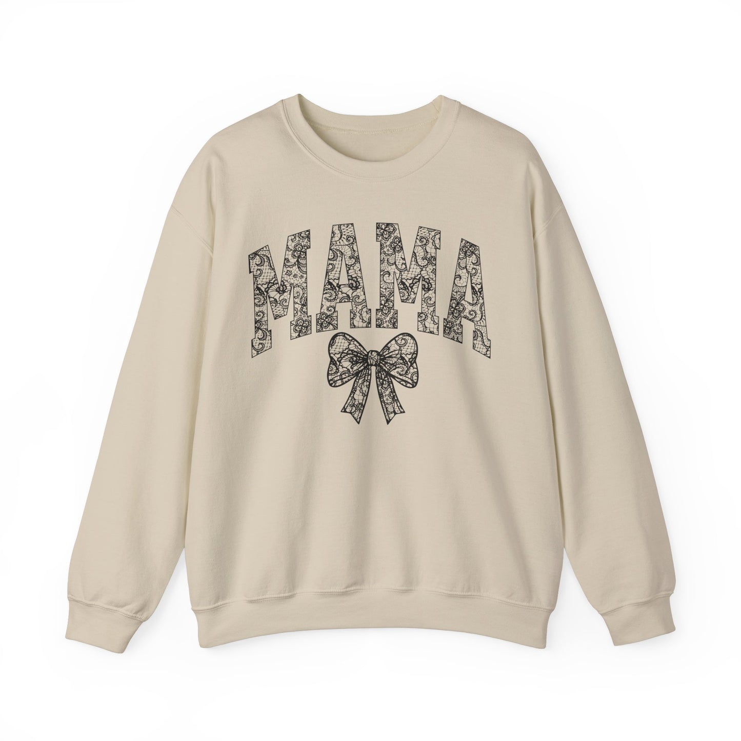 Lace Pattern Coquette Mama Sweatshirt
