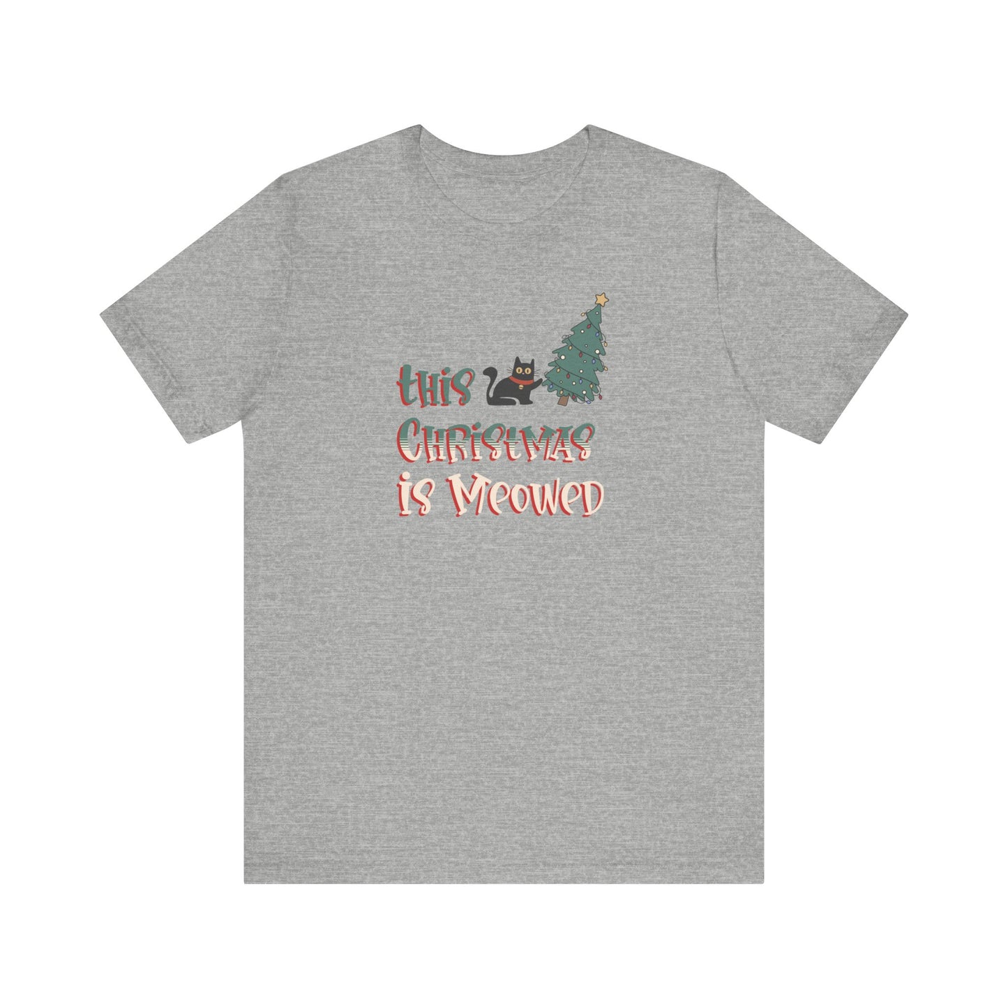 This Christmas Is Meowed Funny Cat T-shirt