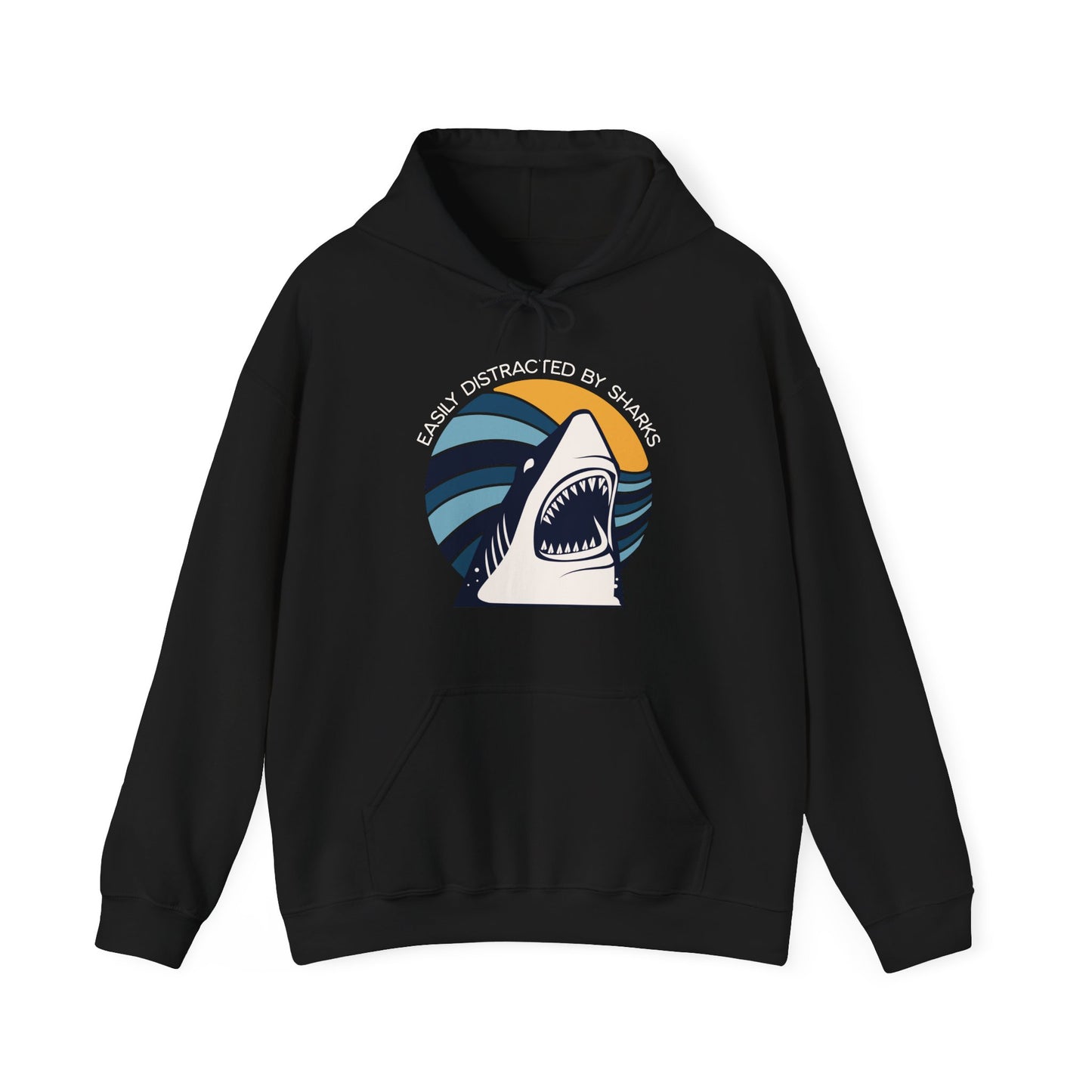 Easily Distracted By Sharks Hoodie