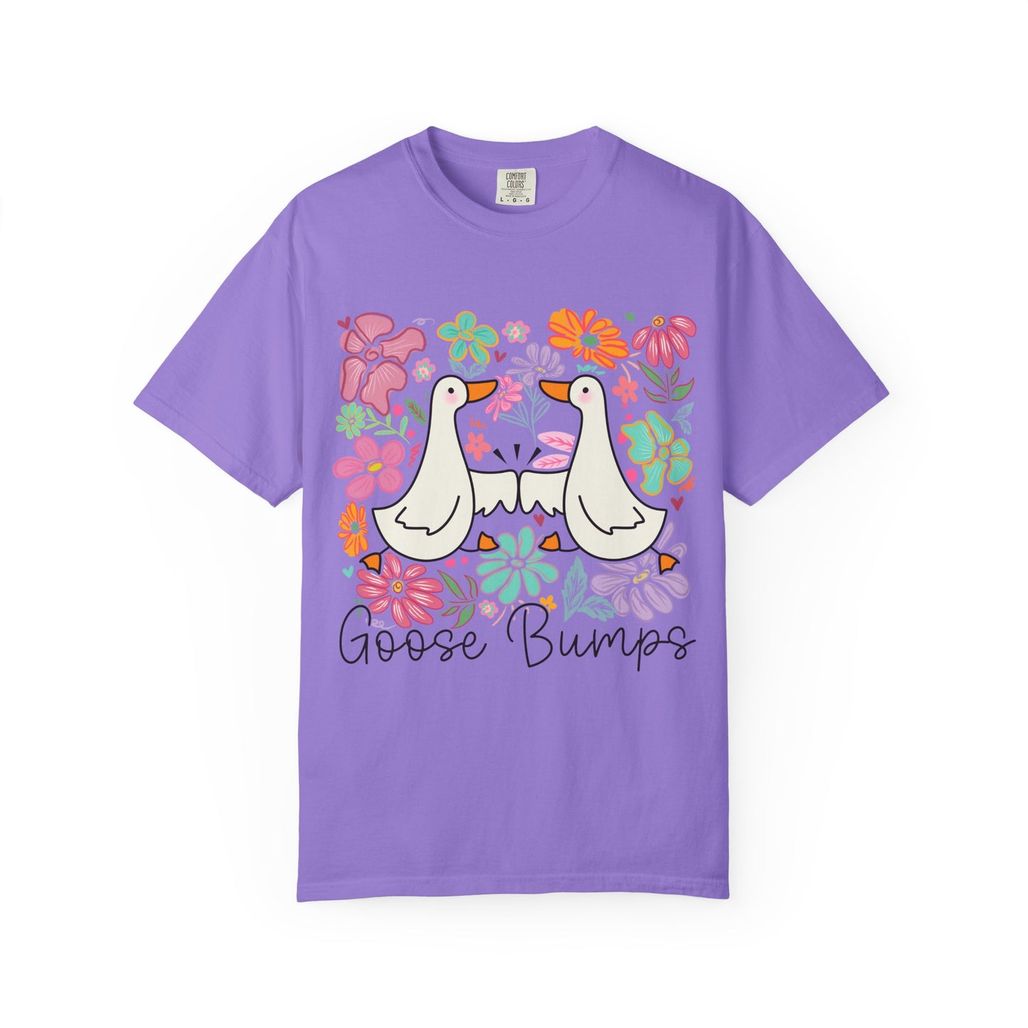 Comfort Colors Silly Goose Bumps Floral T-shirt