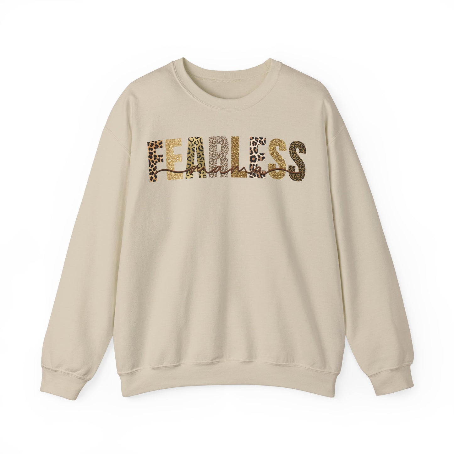 Fearless Mama Leopard Pattern Sweatshirt