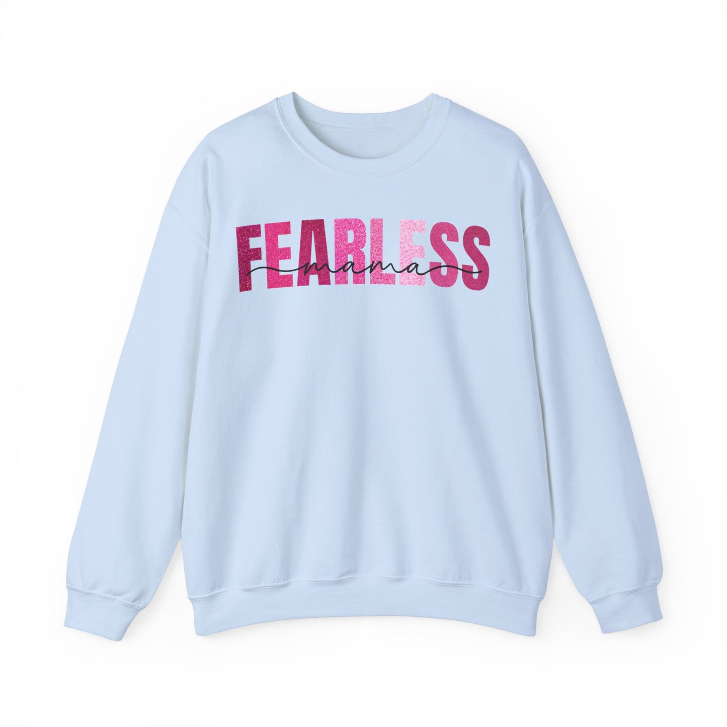 Fearless Mama Glitter Pink Patterns Sweatshirt