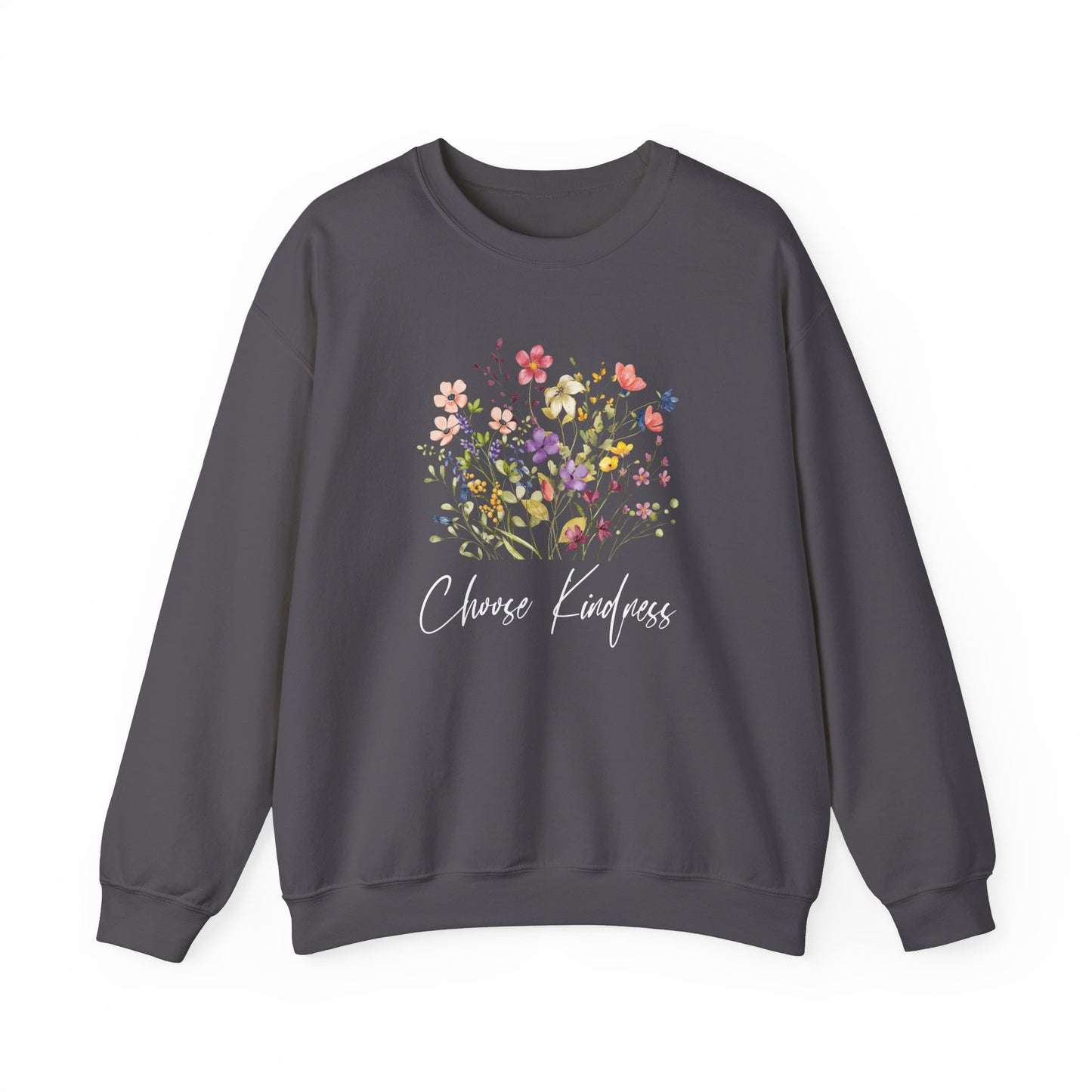 Choose Kindness Wildflowers Graphic Sweatshirt