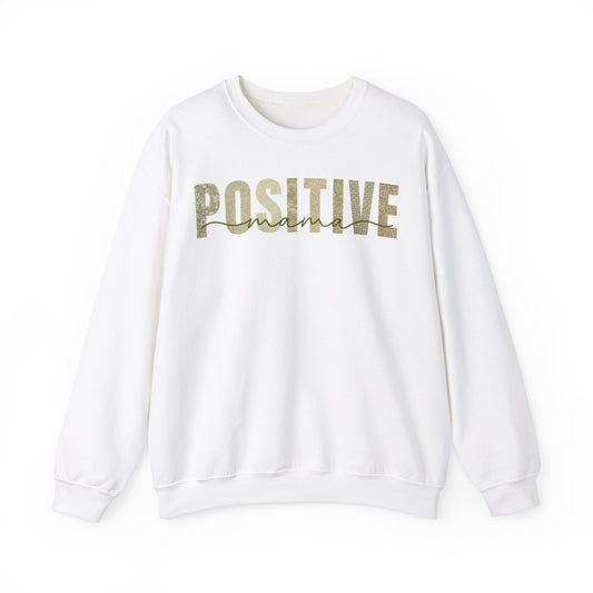 Positive Mama Green Patterns Sweatshirt