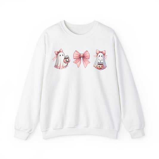 Coquette Bow and Ghosts Sweatshirt