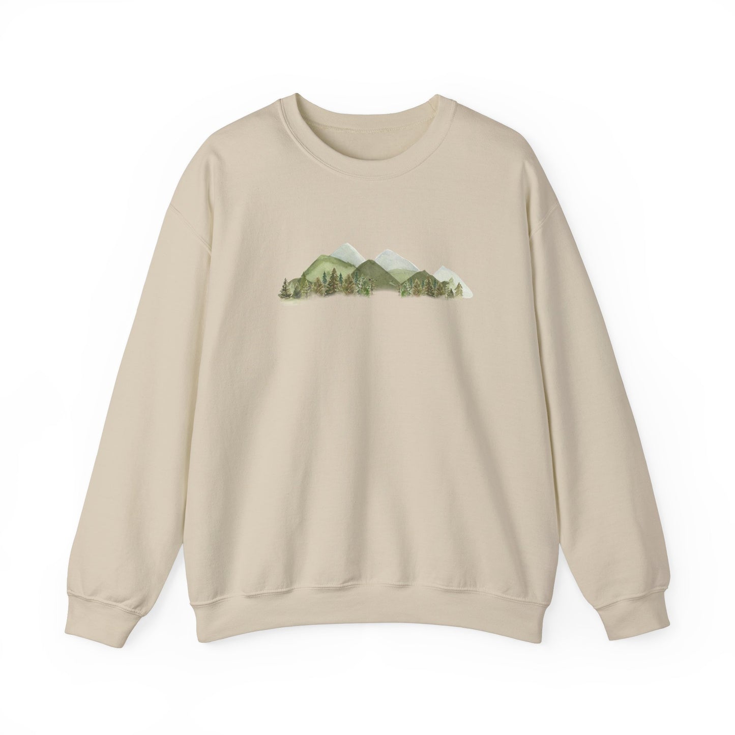 Sage Green Mountain Sweatshirt