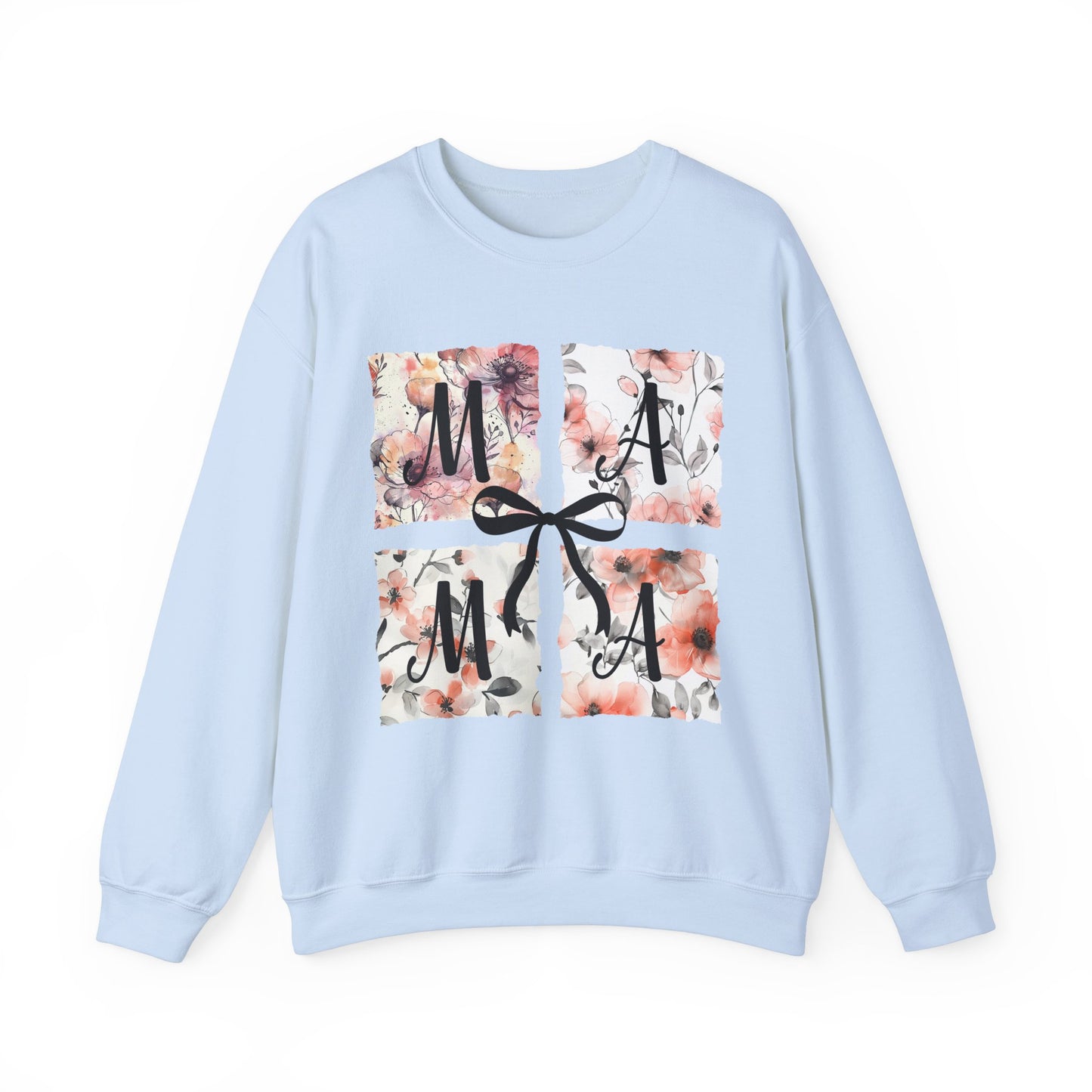 Floral Mama Coquette Bow Sweatshirt