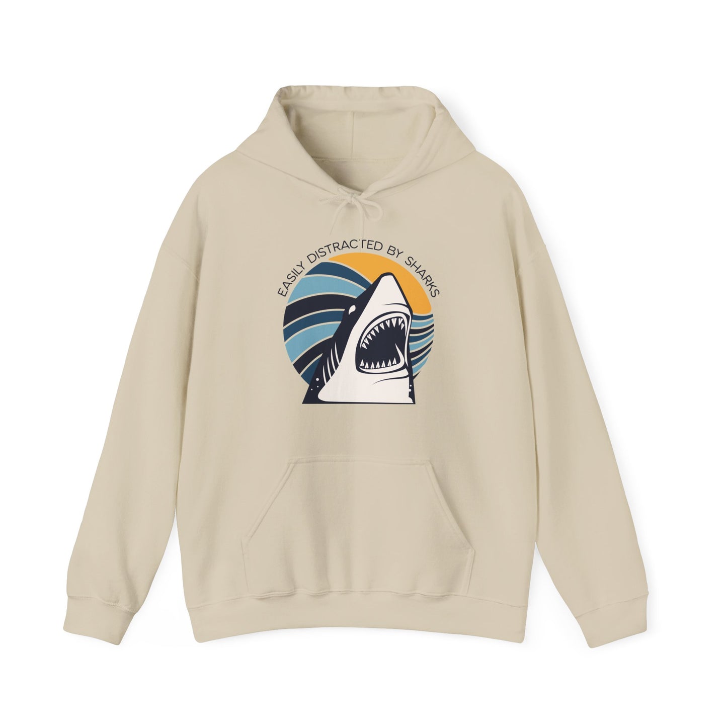 Easily Distracted By Sharks Hoodie