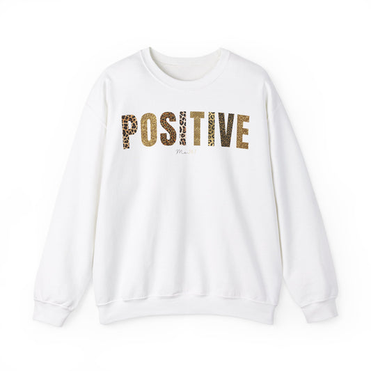 Positive Me 24:7 Glitter Leopard Patterns Sweatshirt