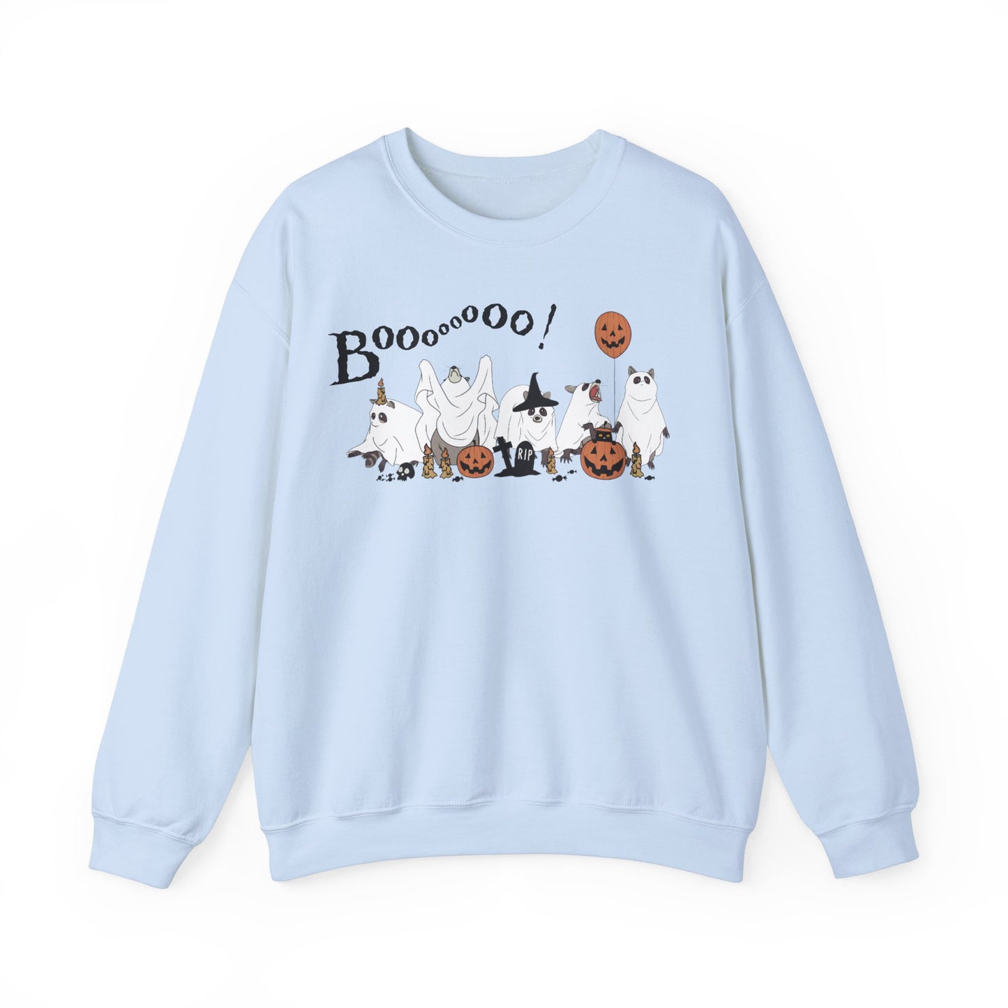 Raccoon Ghosts Halloween Sweatshirt