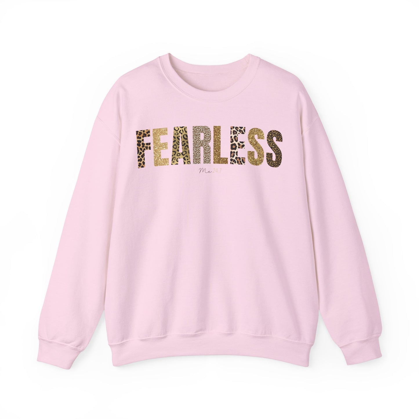 Fearless Me 24:7 Leopard Pattern Sweatshirt