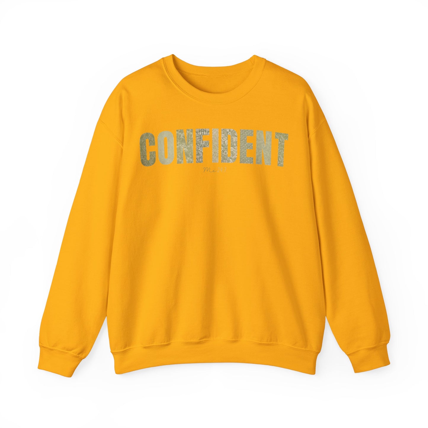 Confident Me 24:7 Green Patterns Sweatshirt