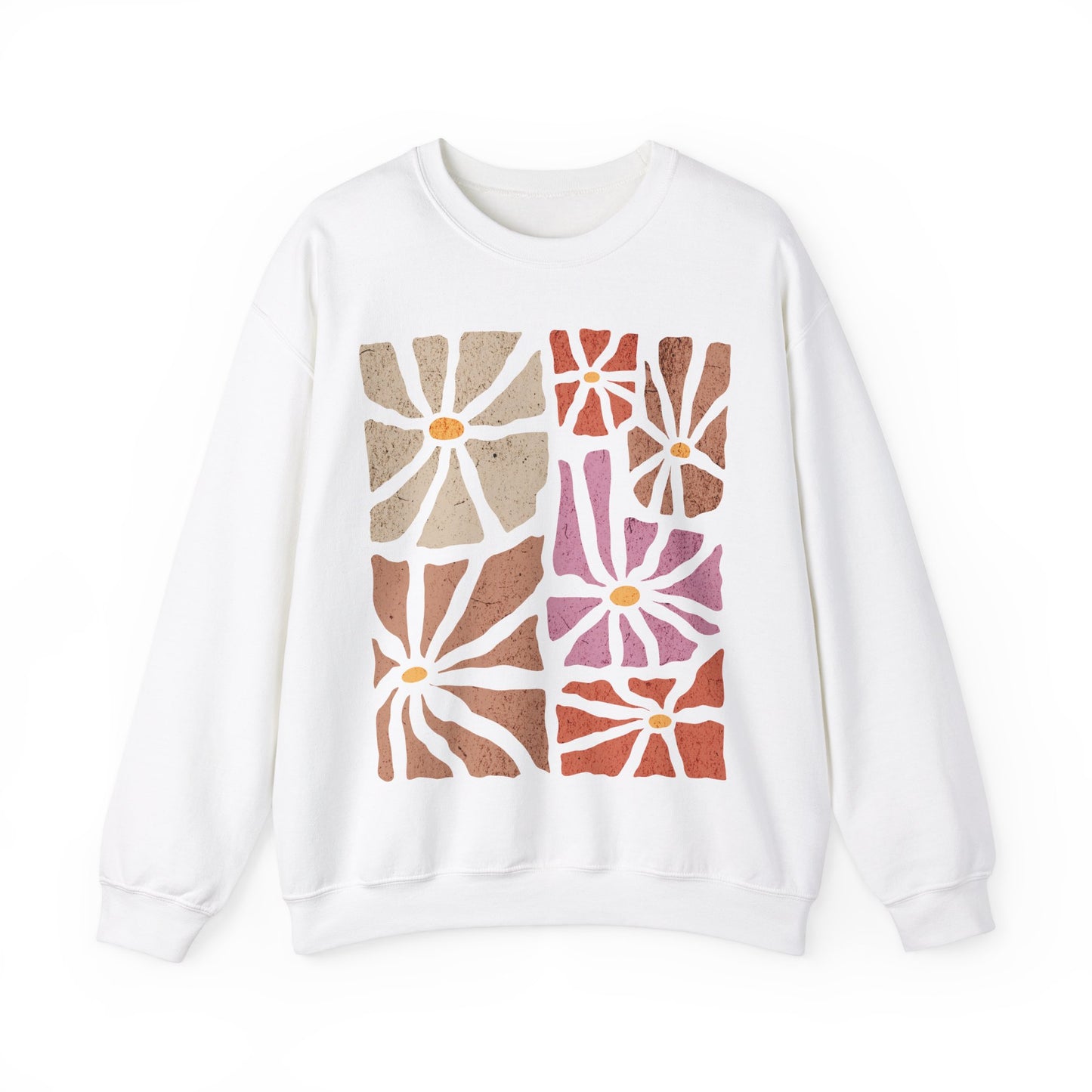 Retro Flowers Sweatshirt