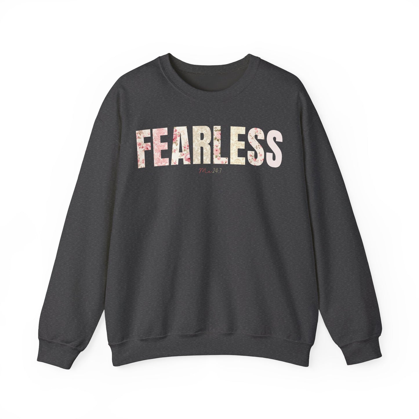 Fearless Me 24:7 Pink Floral Patterns Sweatshirt