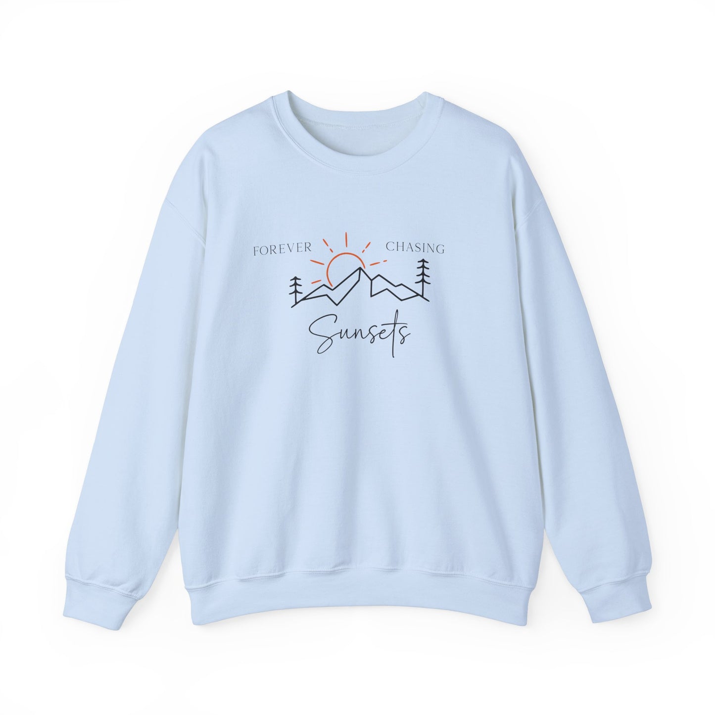 Minimalist Sunsets Lover Graphic Sweatshirt