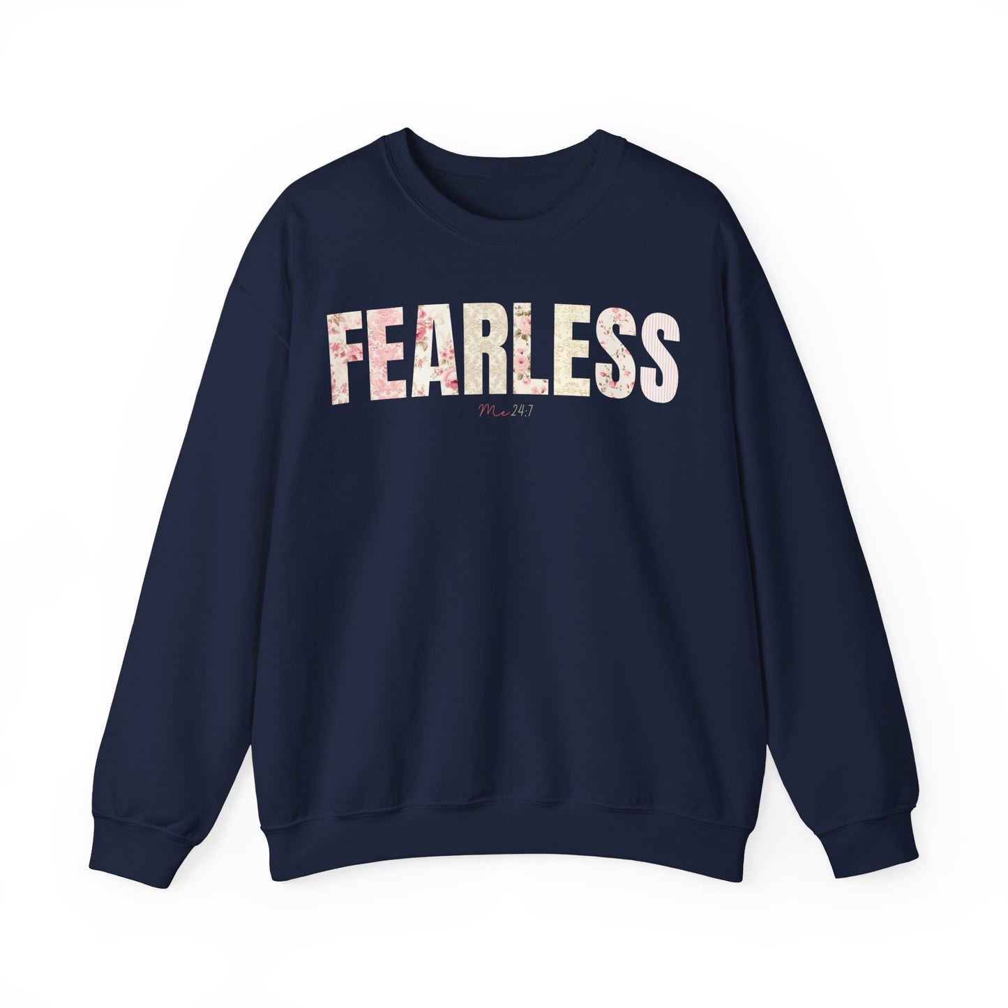 Fearless Me 24:7 Pink Floral Patterns Sweatshirt