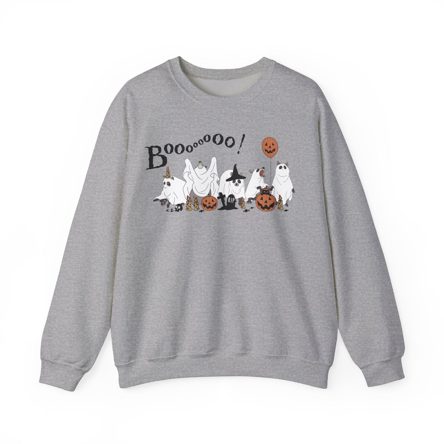 Raccoon Ghosts Halloween Sweatshirt