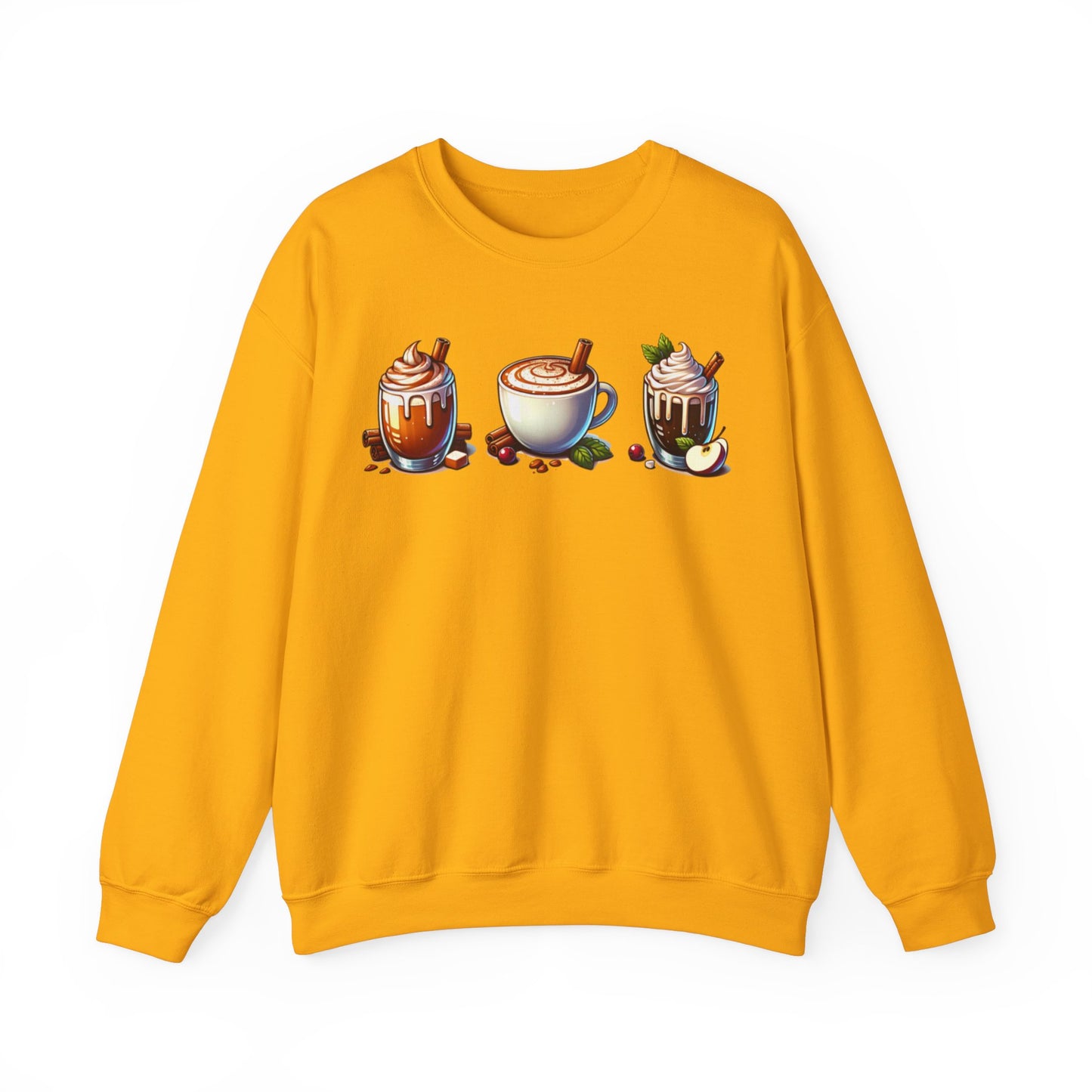 Fall Themed Drinks Graphic Sweatshirt