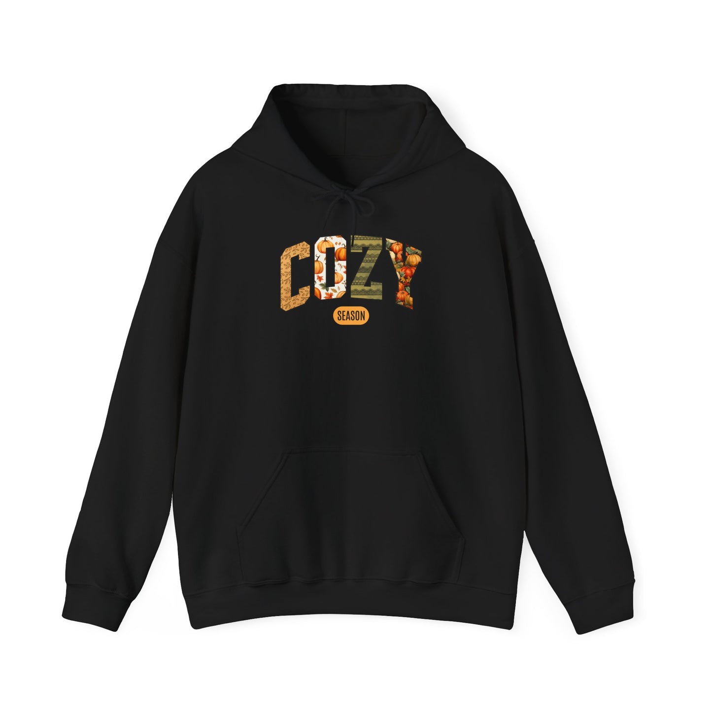 Cozy Season Fall Pumpkin Patterns Hoodie