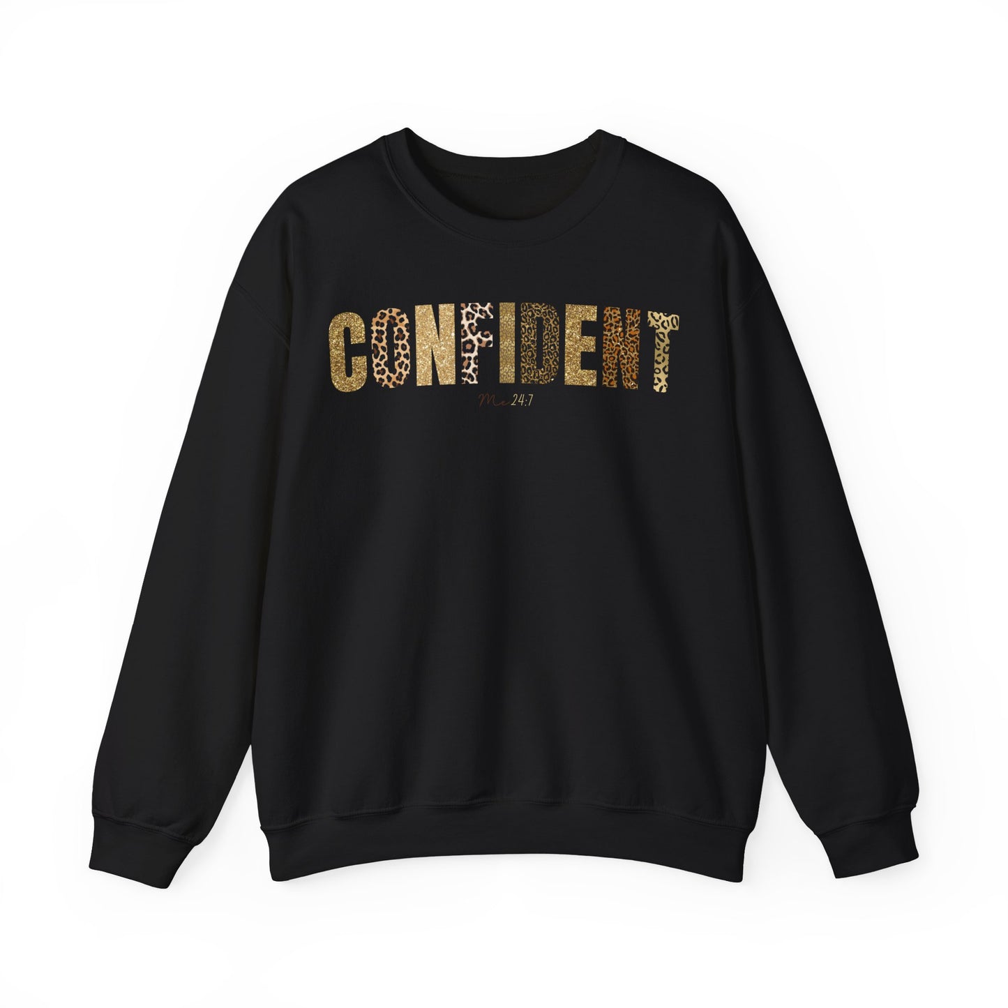 Confident Me 24:7 Leopard Patterns Sweatshirt