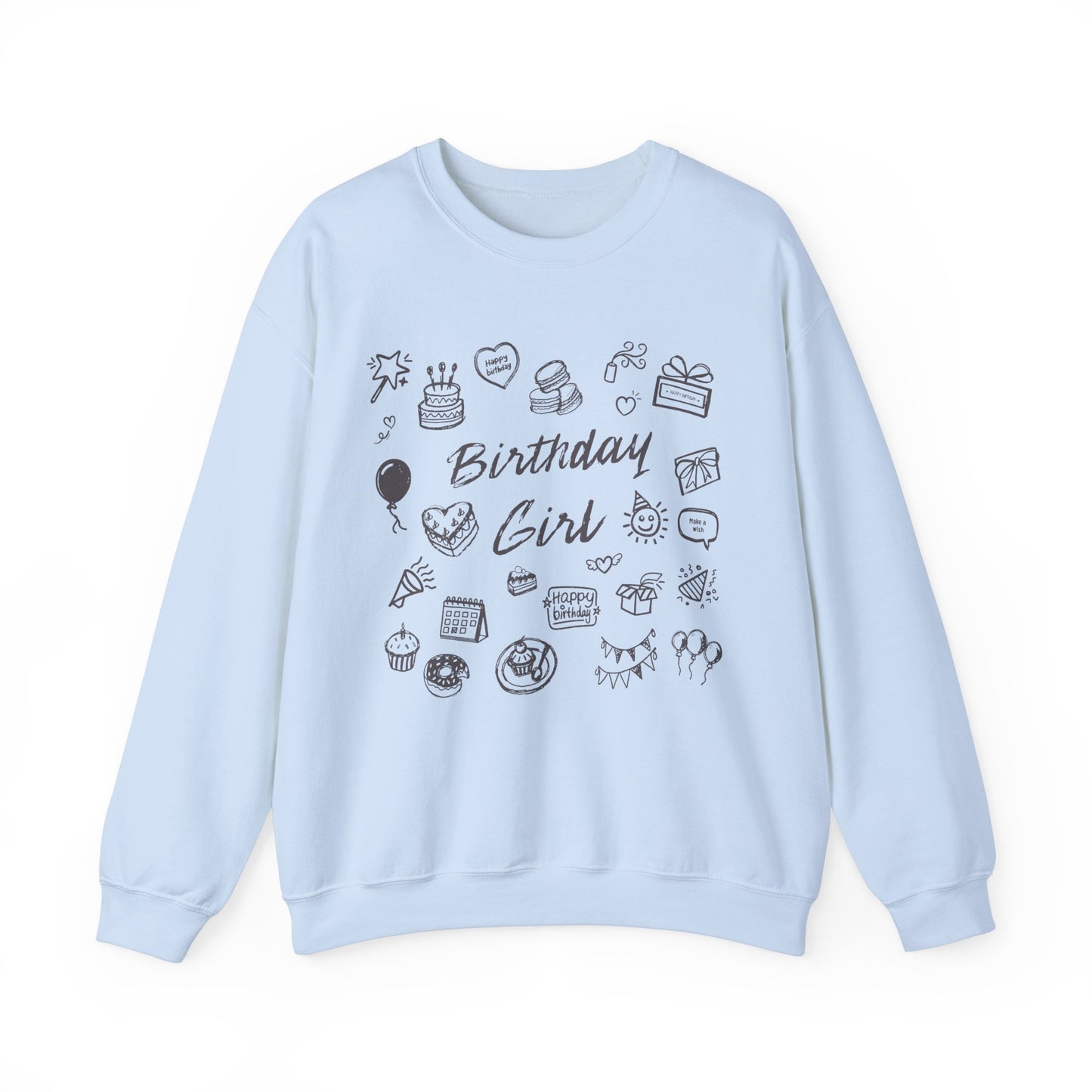 Birthday Girl Doodle Sweatshirt
