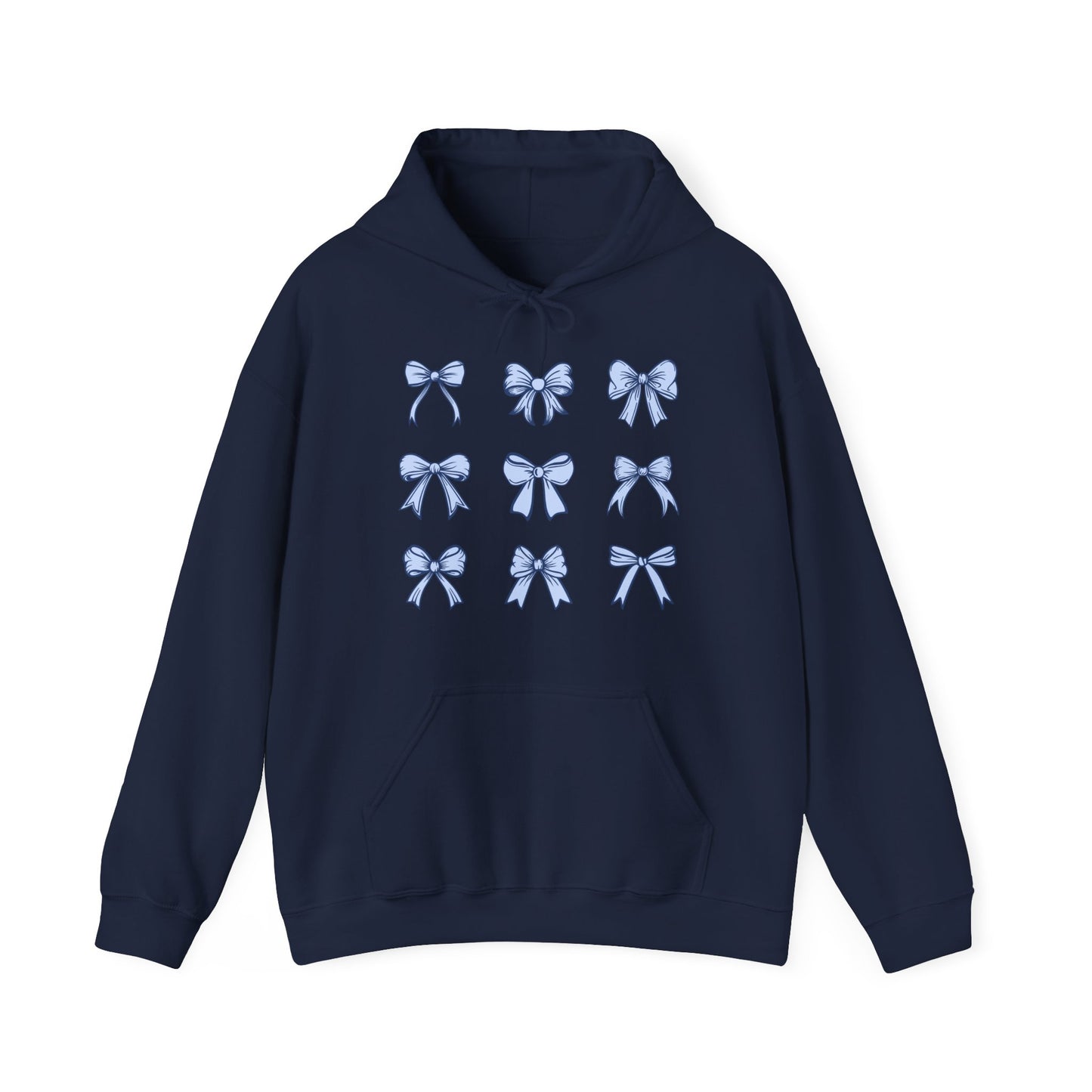 Blue Coquette Bows Hoodie