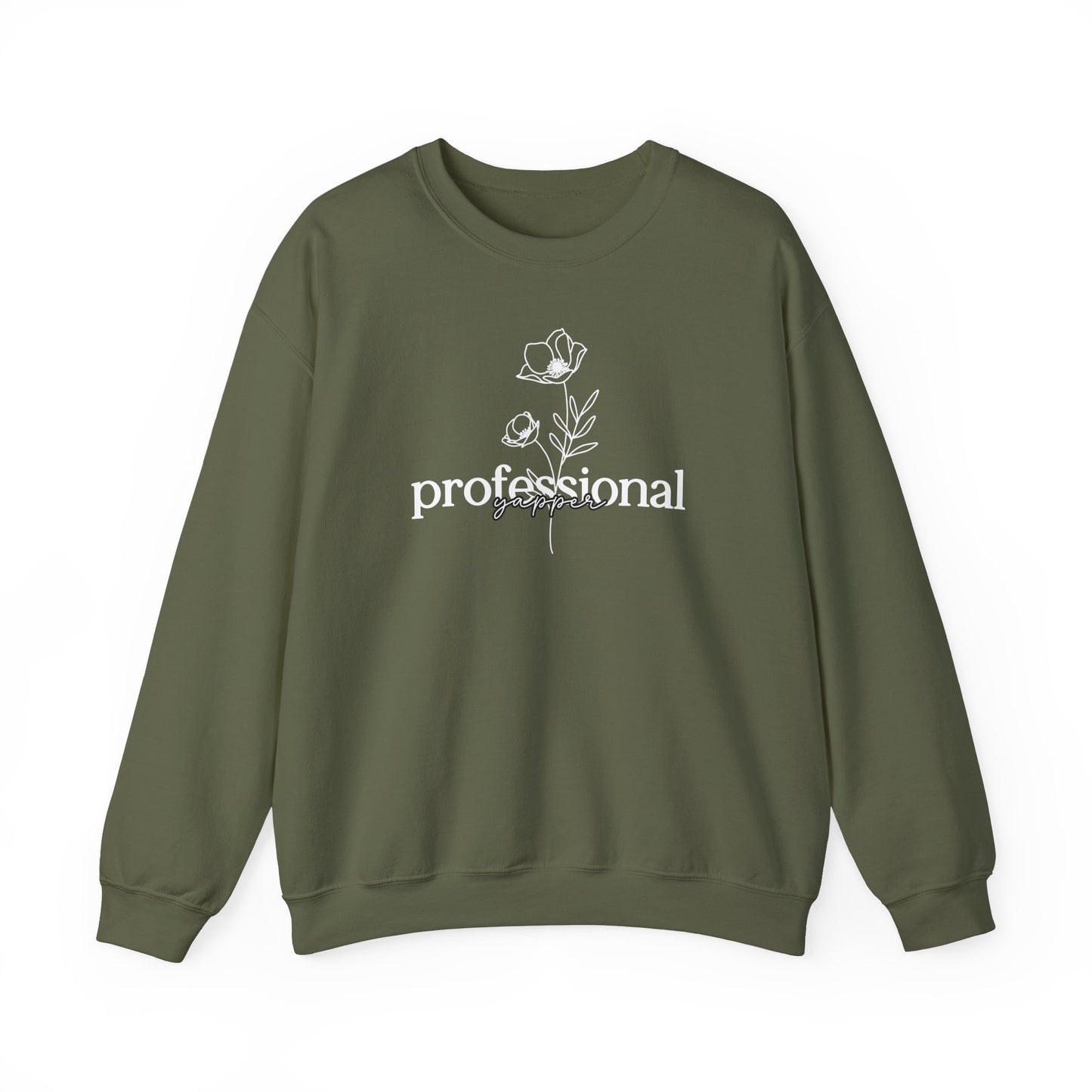 Professional Yapper Wildflower Sweatshirt