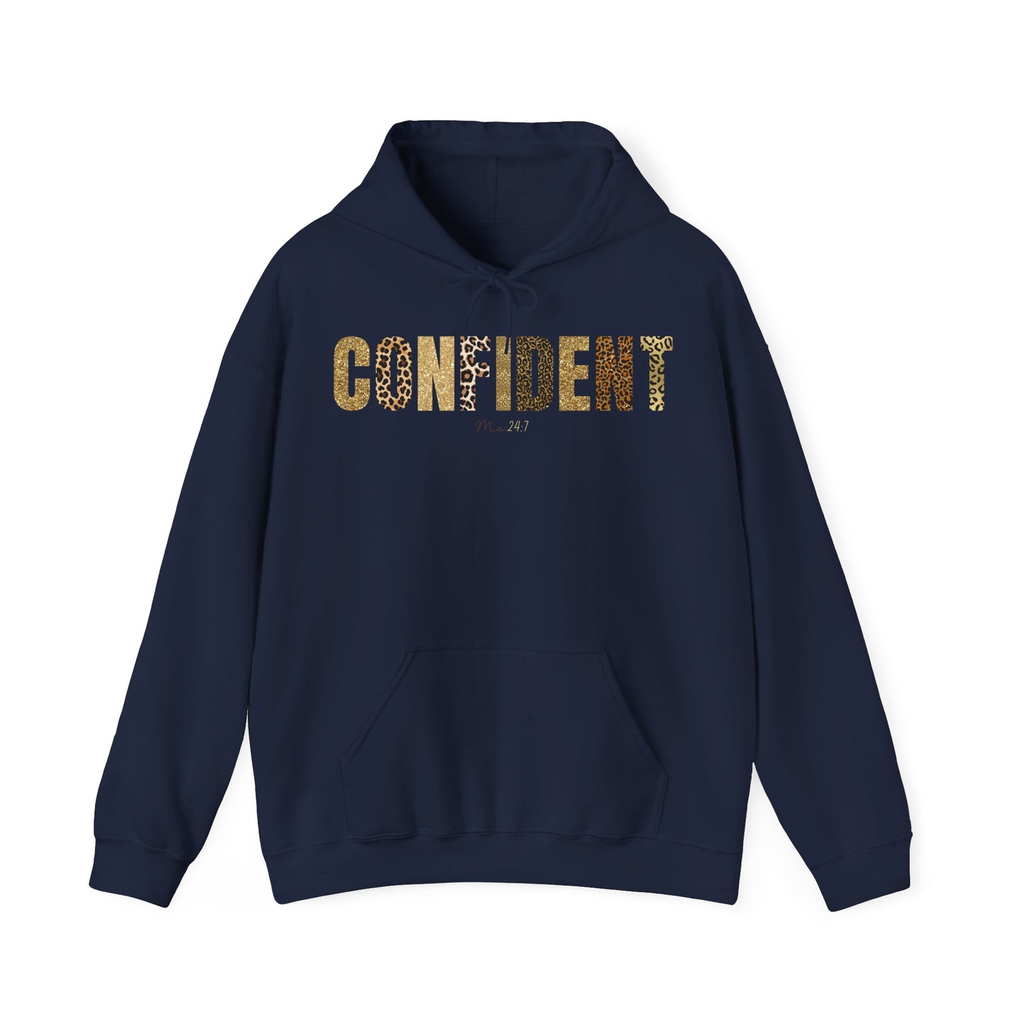 Confident Me 24:7 Leopard Patterns Hoodie