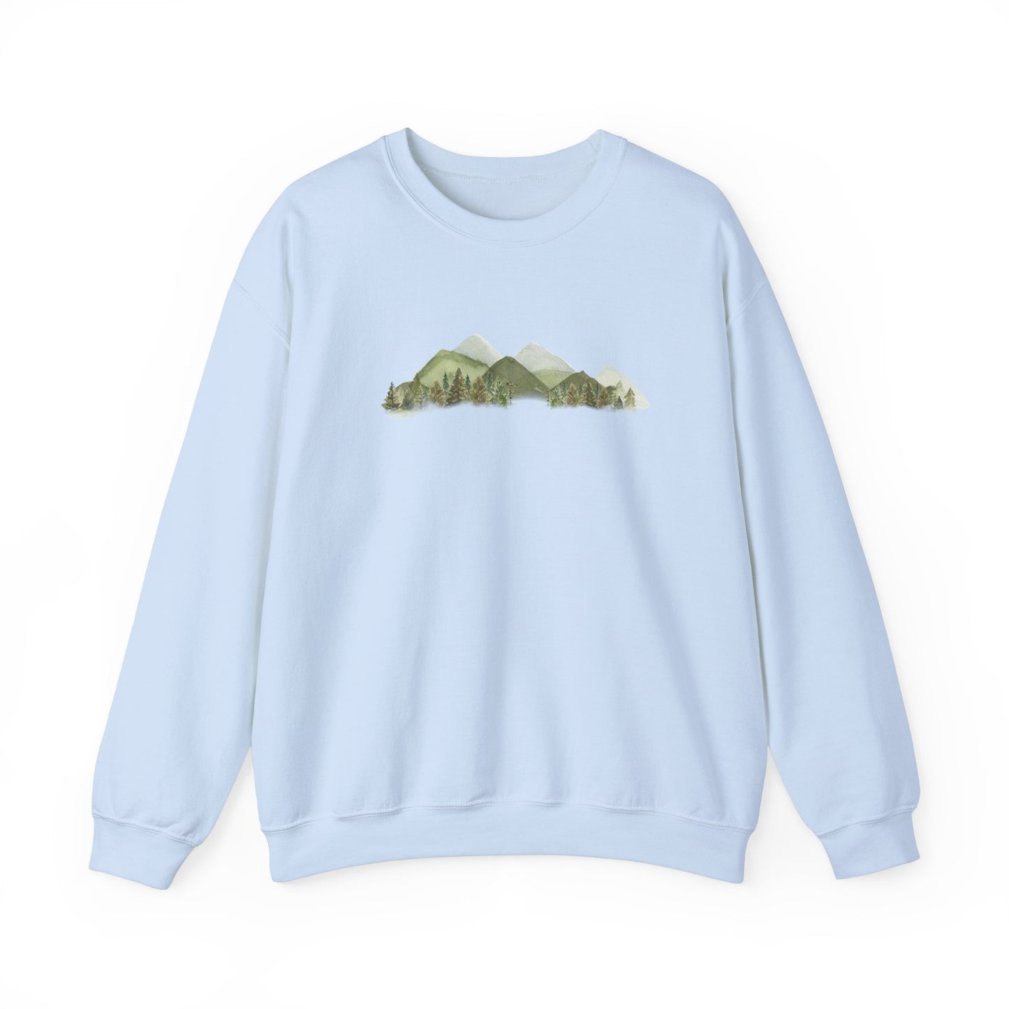 Sage Green Mountain Sweatshirt