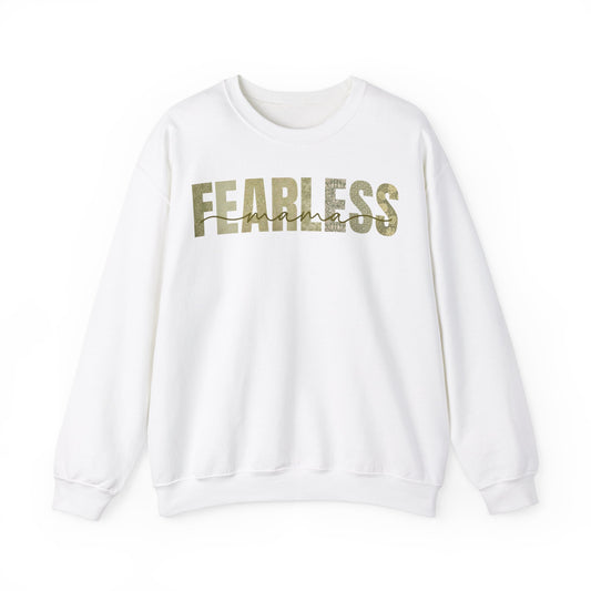 Fearless Mama Green Patterns Sweatshirt