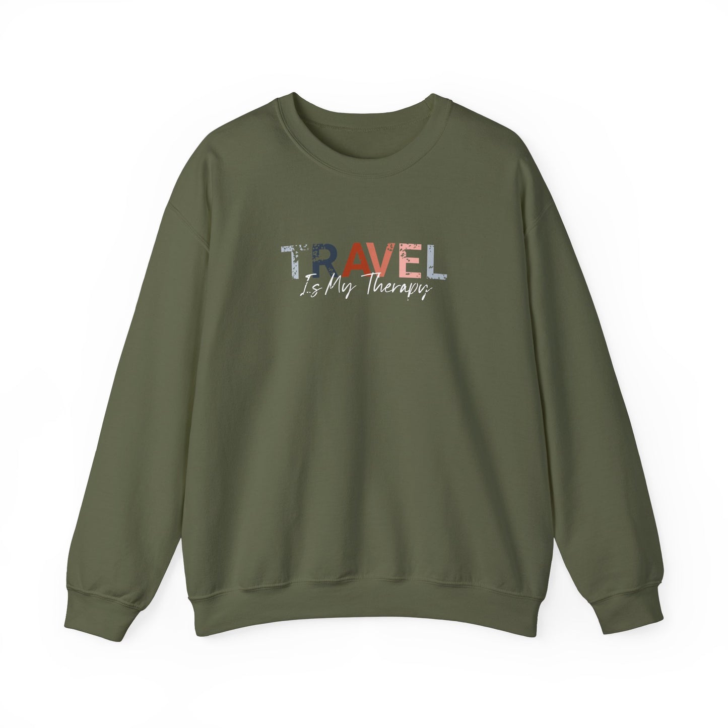 Travel Is My Therapy Sweatshirt