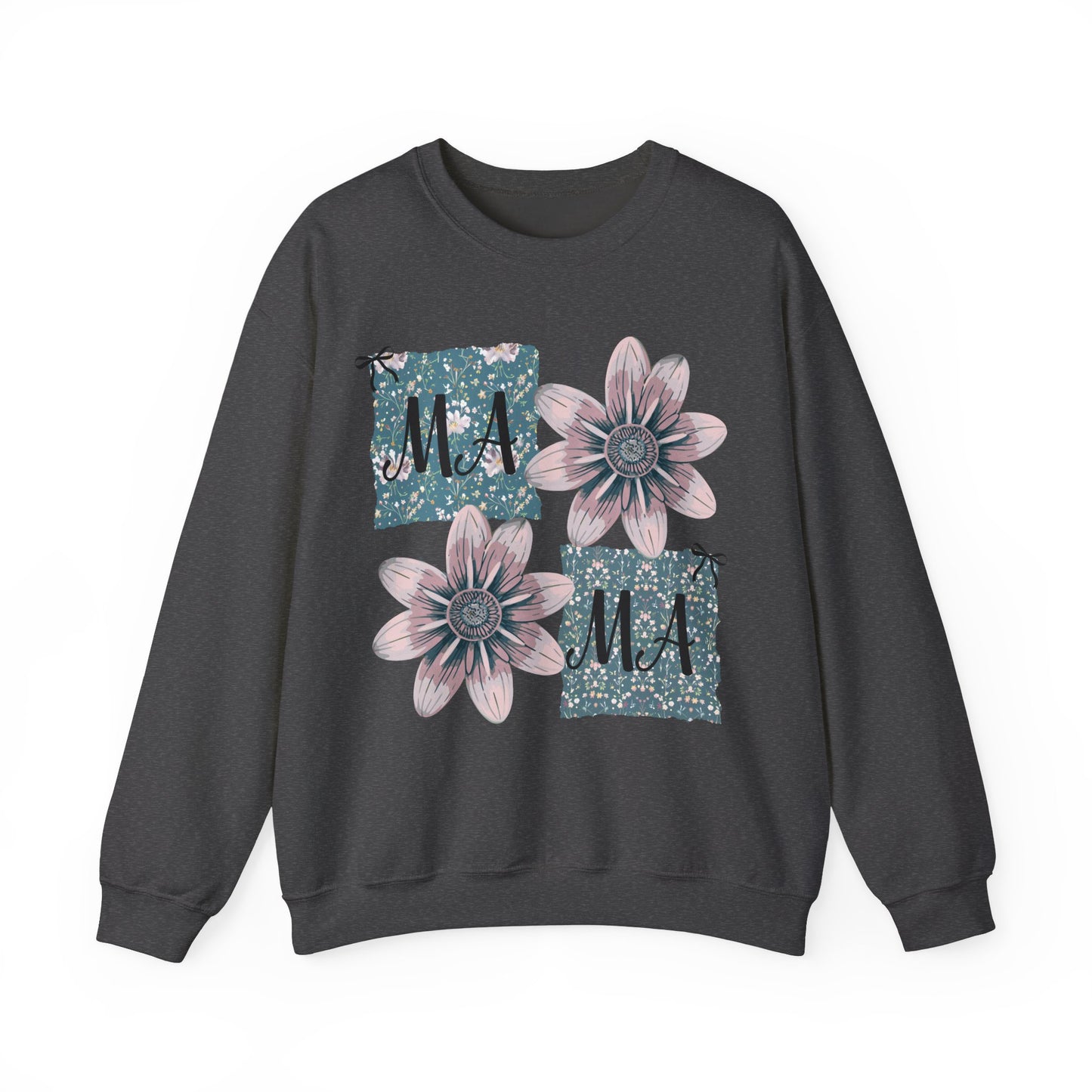 Floral Mama Coquette Bow Sweatshirt