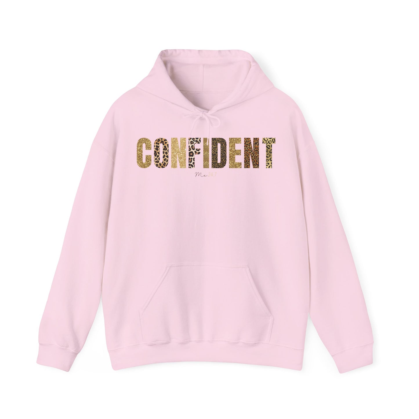 Confident Me 24:7 Leopard Patterns Hoodie