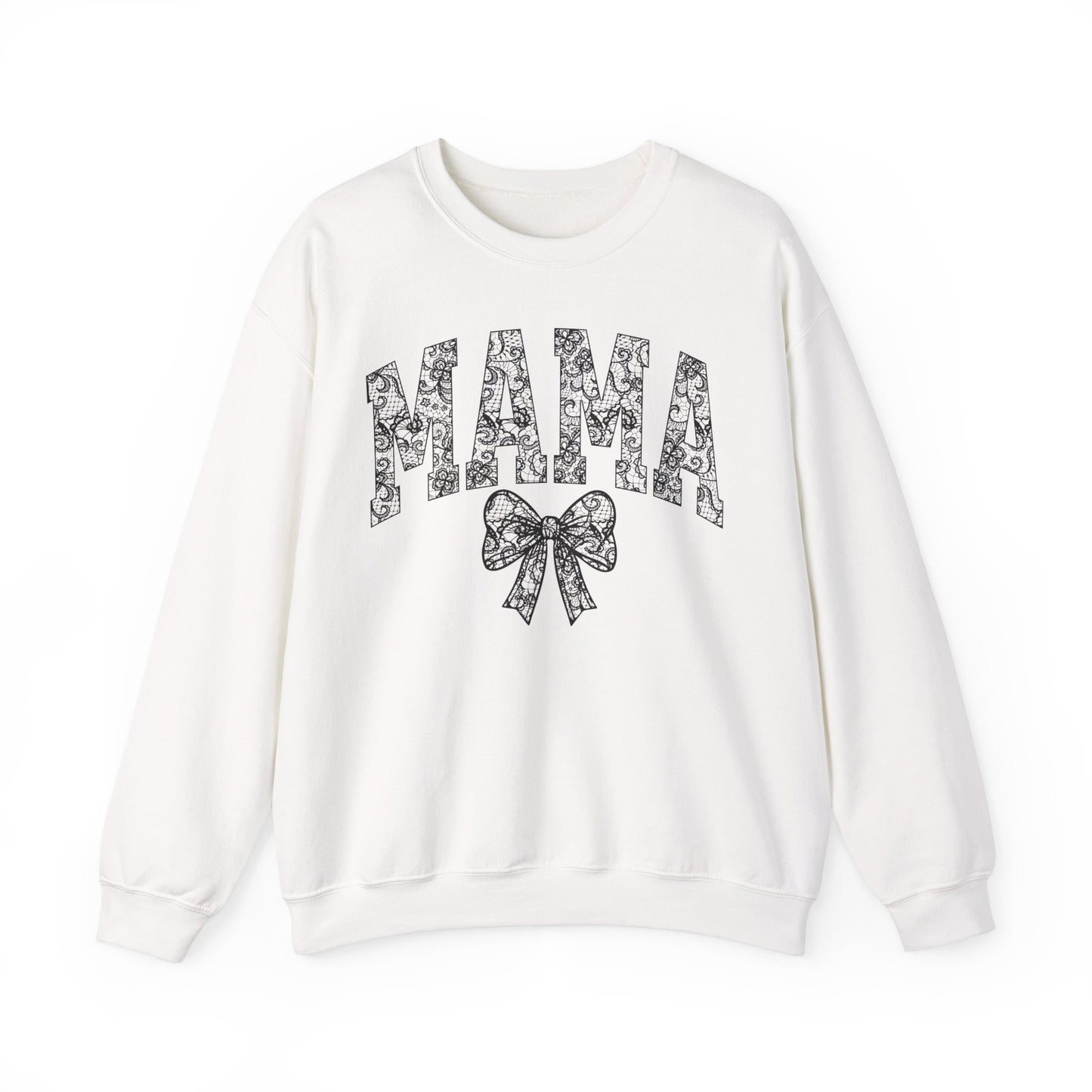 Lace Pattern Coquette Mama Sweatshirt