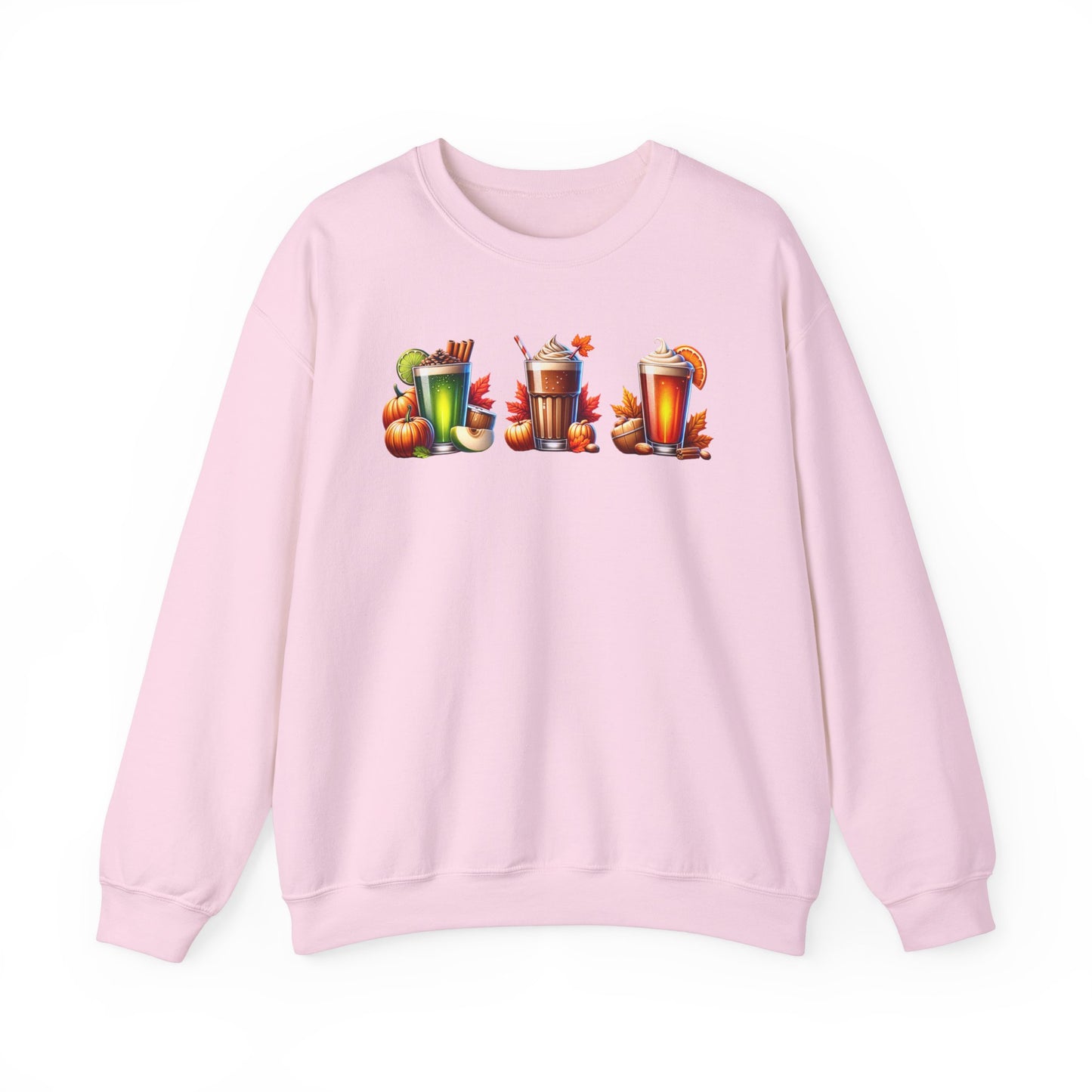 Fall Themed Drinks Graphic Sweatshirt