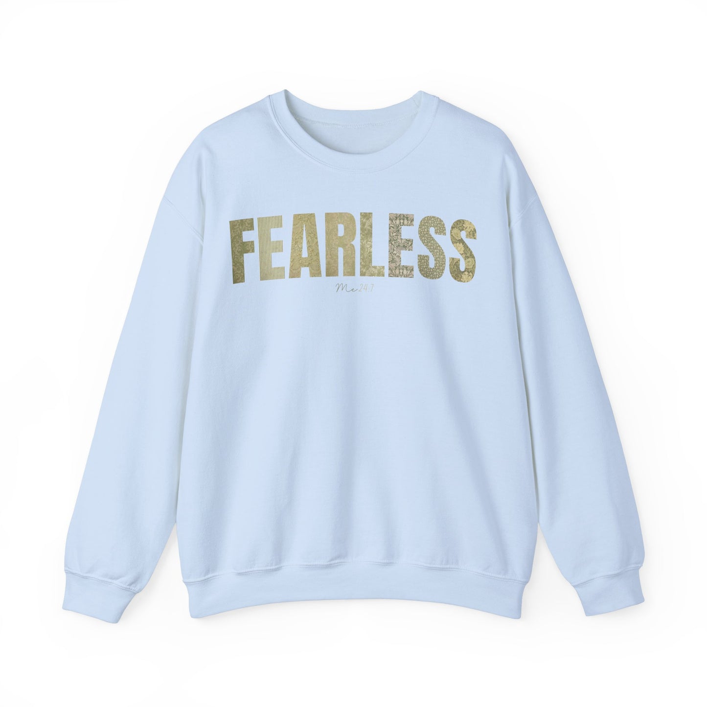 Fearless Me 24:7 Green Pattern Sweatshirt