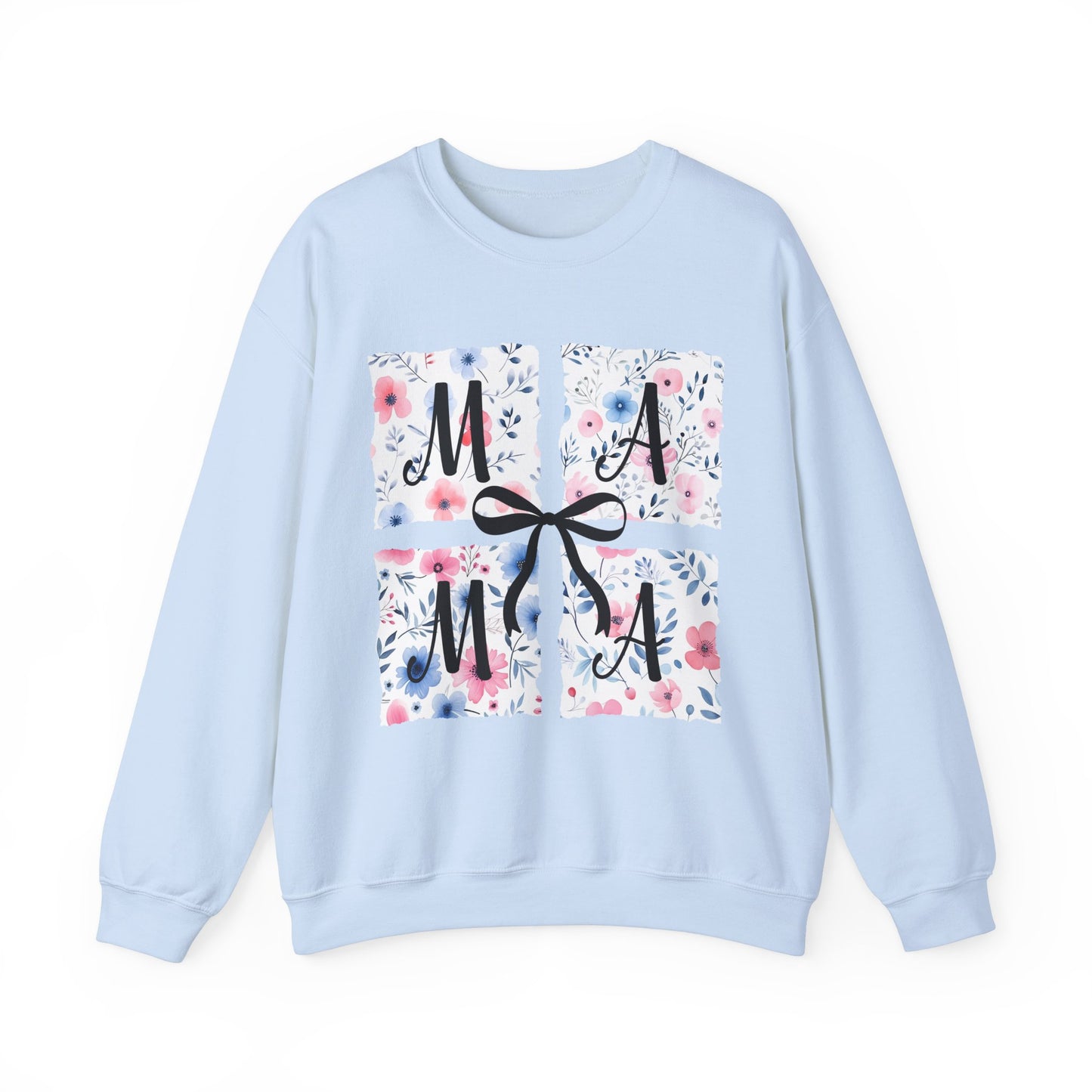 Floral Mama Coquette Bow Sweatshirt
