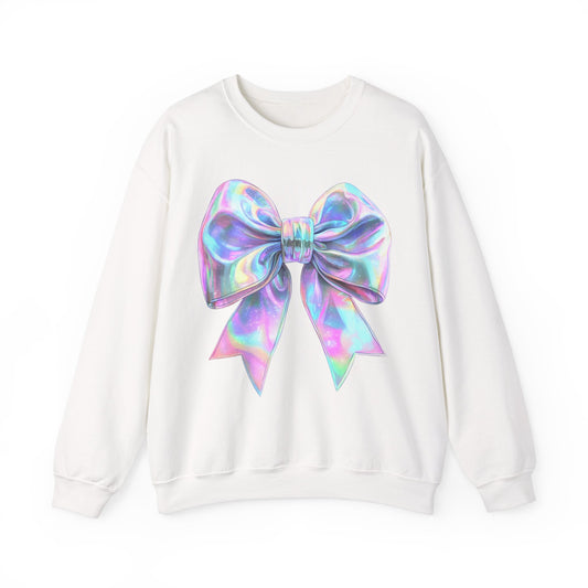 Iridescent Holographic Coquette Bow