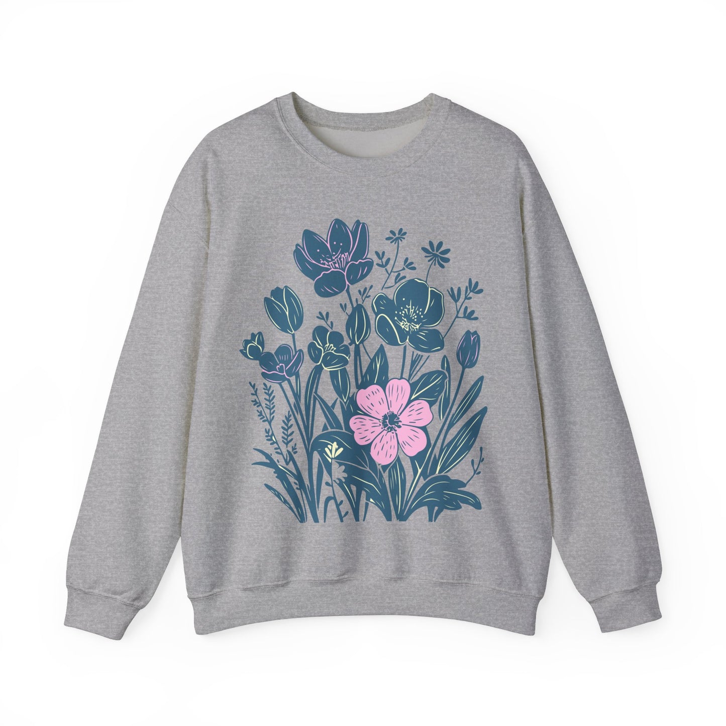 Wildflowers Retro Sweatshirt